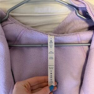 Lululemon Lavender Fleece Jacket